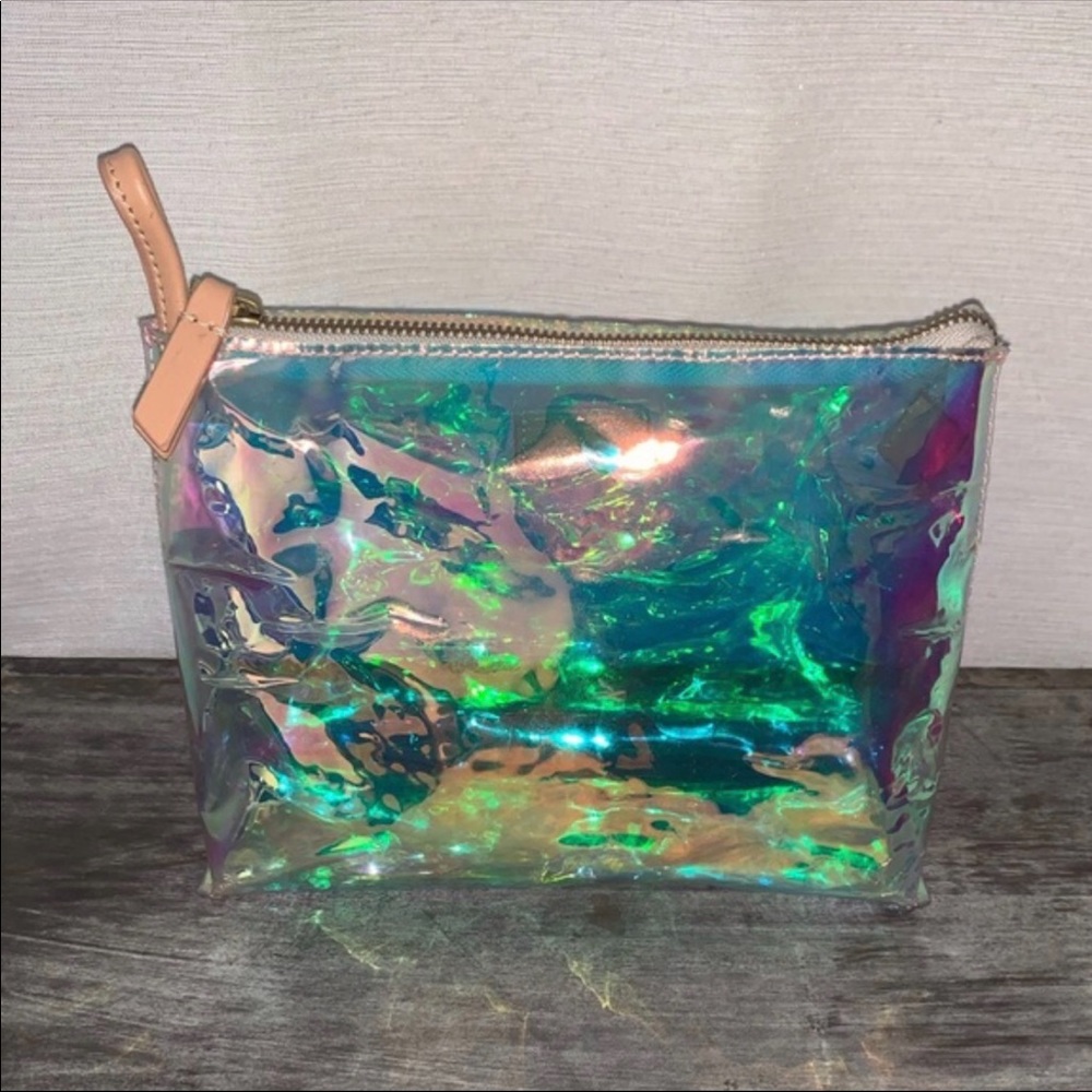 J. Crew Iridescent Zip Pouch